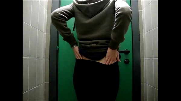 Shoving A Spray Bottle In Both Her Holes In aPublic_Restroom