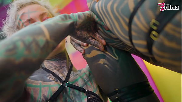 Split tongue lesbians tattooed toy play anal and atm adventures