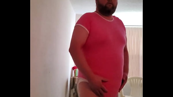 Thick soaked diaper and onesie 