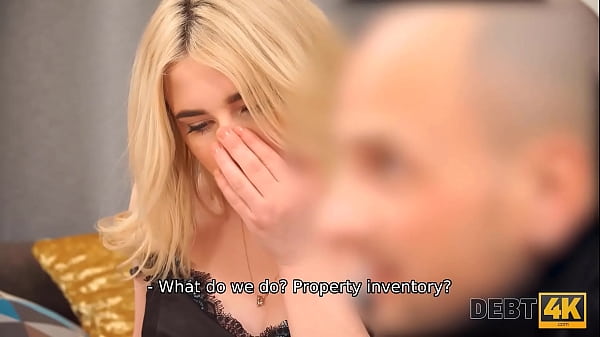 Play MP4 - DEBT4k&period; Man stretches blonde who didnt have possibility to pay off debt