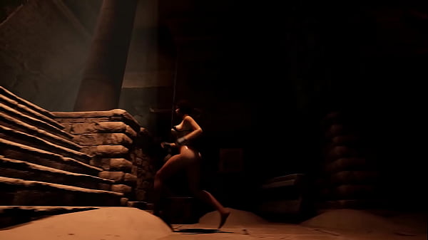 Lara croft and the exploration of an abandoned temple the tomb's magical twisted rituals 