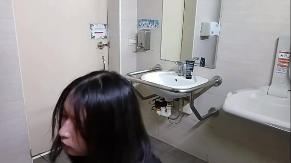 Finding a sissy in public toilet, next? 