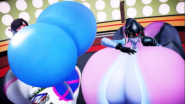 Widowmaker e seios inflados 