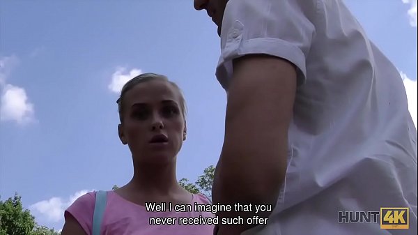 HUNT4K. Man invites couple to hisplace and fucks teen girl for_cash