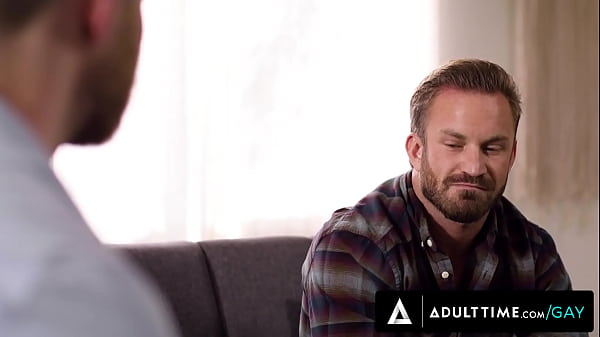 Play MP4 - ADULT TIME - Therapist Caden Jackson Gives Straight Client Bruce Jones His First Gay Anal Experience