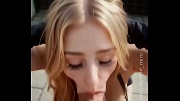 AI generated facefucking in the street 