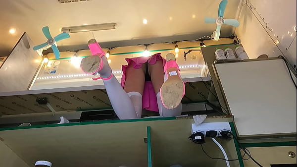 Super cutestep daughter voyeur hidden camera upskirt at work