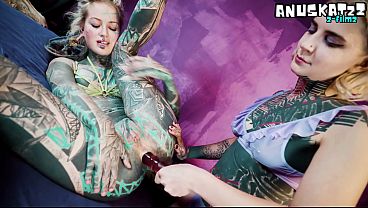 Nonton Cute Tattoo Girl Fucks Me Anal With Fuckmachine Until I Squirt thumbnail