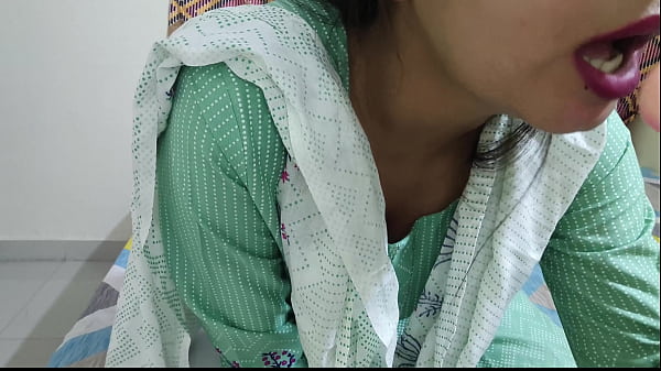 hot Indian stepmom got massage before hard fuck in closeup in Hindi audio. HD sex video 