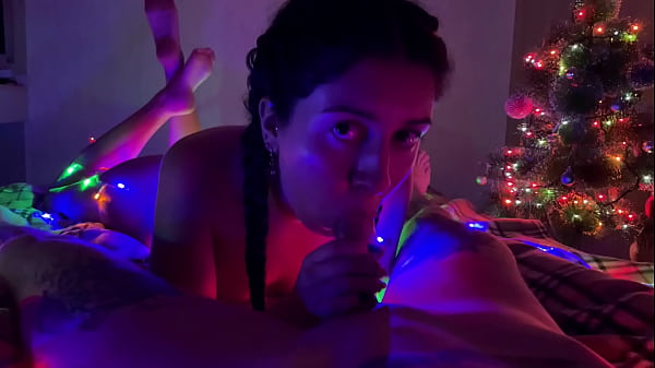 Girlfriend_Gives Christmas_Blowjob_Falcon Al Katty_West 1 15