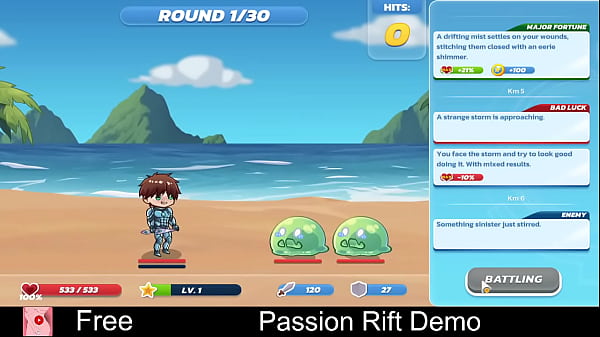 Passion rift free steam demo game side scroller idler roguelite auto battler pve game 