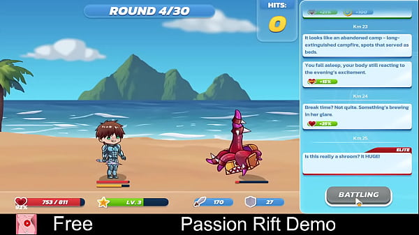 Passion rift free steam demo game side scroller idler roguelite auto battler pve game 