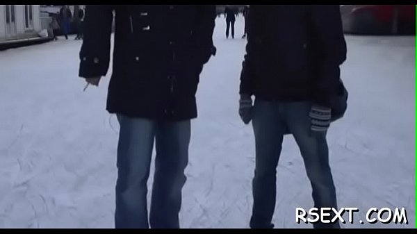 Skinny babe speach licked hard