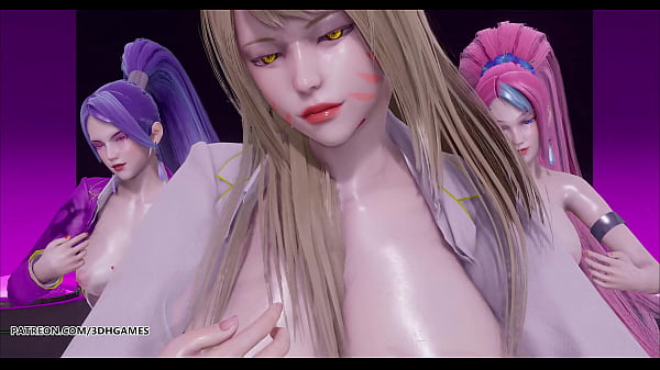 MMD CHUNG_HA Snapping Hot_Naked Kpop DanceAhri Akali Kaisa Evelynn Seraphine KDA_4K 60FPSLeague_of Legends Uncensored Cartoon