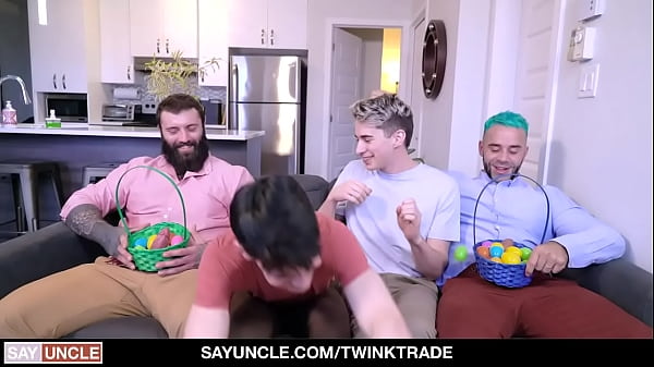Play MP4 - Shy Stepsons Edward Terrant and Jake Nobello Enjoy Their Stepdads Easter Eggs
