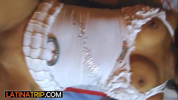 Horny Latin babe enjoyed hardcore pussy fucking after babe gave a blowjob to her new big dick perverted friend 