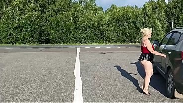 I Tease Drivers On The Highway thumbnail