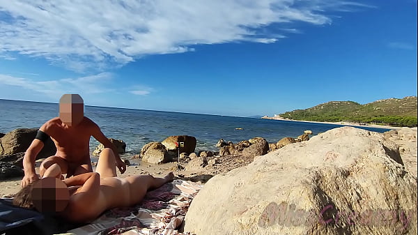 Play MP4 - Strangers caught my wife touching and FUCKING my BIG COCK on a public nude beach - Real amateur french - MissCreamy