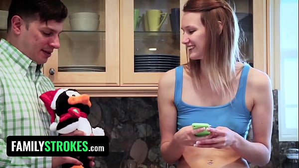 Familystrokes - Lucky Stud Fulfill His Fantasy Of Fucking His Stepdaughters Tight Cunt thumbnail