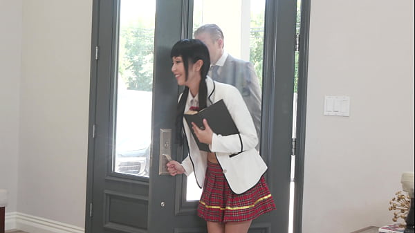 Play MP4 - Horny Asian Stretched Out by English Tutor on Dads Couch GP2041