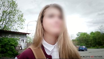 Blonde College Girl Confesses 10 Cocks and Swallows Cum