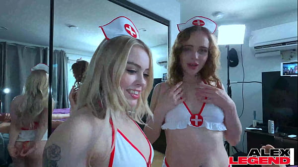 Nonton Hot Nurses Aliya Brynn & Haley Spades Play With Their Patient's Dick! thumbnail