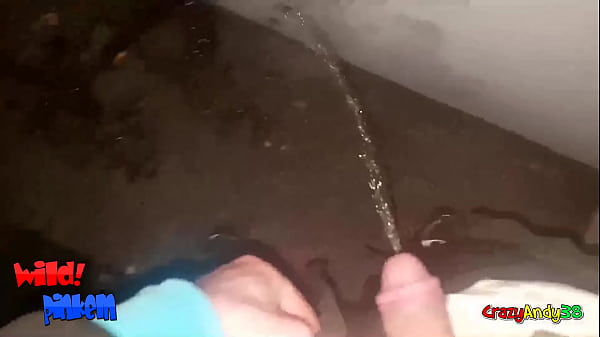 Geman Boy pee in Public 