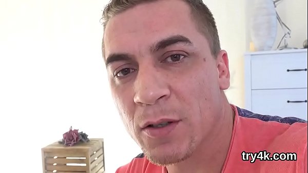 Ideal chick gives head in pov and gets wet slit nailed 