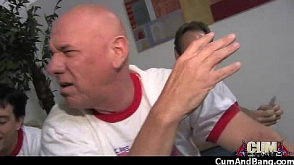 Ebony cumslut gets multi facial in gangbang 14 