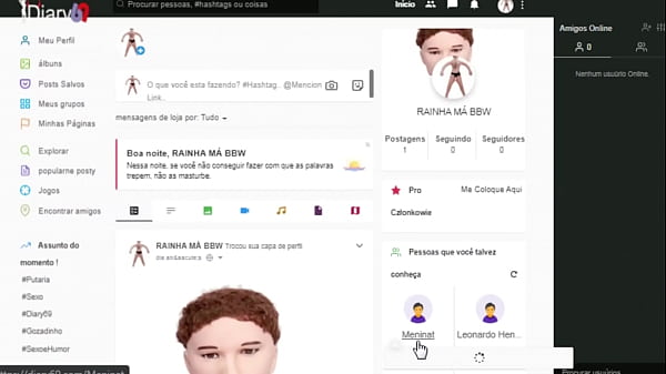 Tutorial de entrar rede social