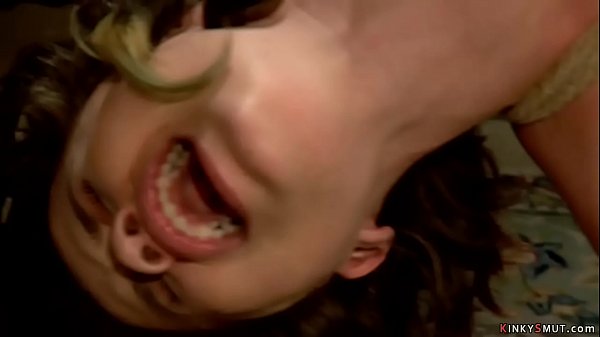 Petite brunette Asian teen lesbian Yhivi gets ass paddled by big tits redhead domme Bella Rossi then pussy and anal fucked with strap on cock 