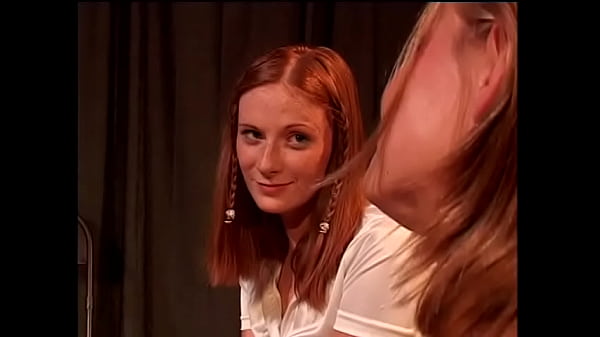 Naughty cute little tits babes lick each other's pussies 