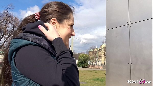 German scout shy slim czech student teen fuck for cash at real street casting