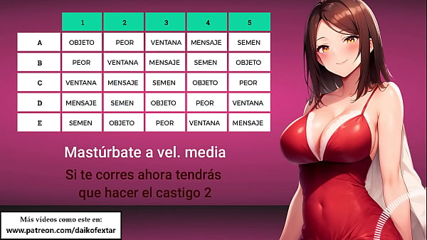 Si te corres antes ser&aacute;s castigado obedece y aguanta sin eyacular en este juego de masturbacion 