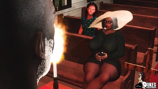 Play MP4 - Big Butt Granny catches the Pastor fucking after church