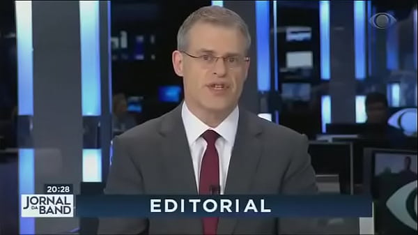 Jornalista tarado come cuzinho de Eduardo Bananinha em rede nacional