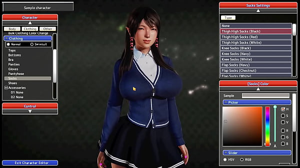 Honey Select character creation butwith a_more fitting song