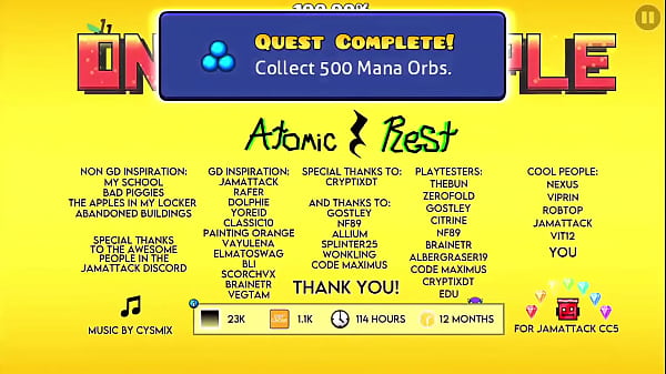 One bad apple completion gd 