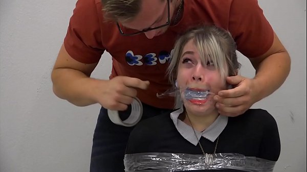 Blue Haired Chick Bound And Gagged By thumbnail