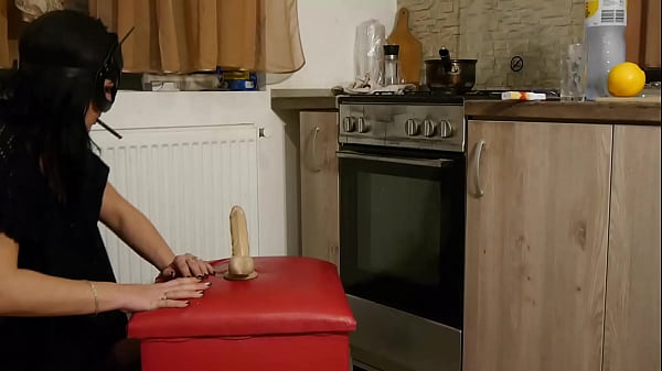 Dirty joi dildo ride & intense squirt in the kitchen prev