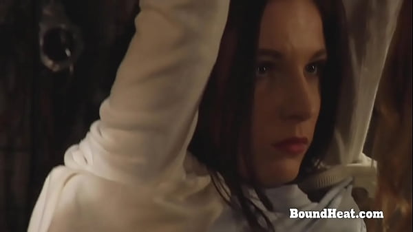 Curvy Pale White_Big Natural TitsLesbianSlave Fingered_Hard