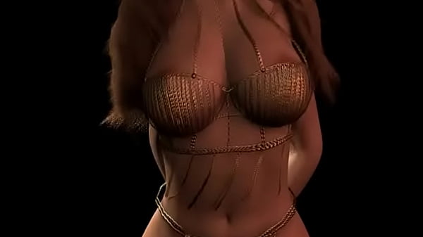 VAM_Gold Chain Bikini Bondage