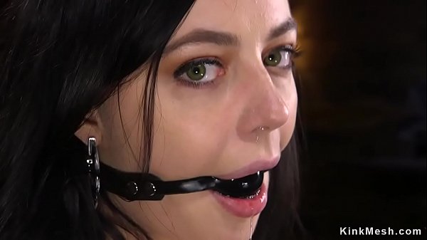 Brunette inbondagefuckingmachines