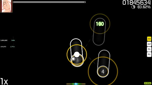 tapping to_anime circles with a hentai skin