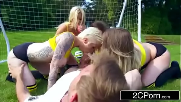 Play MP4 - Danny D Scores More Than Goals with Four Busty Bombshells