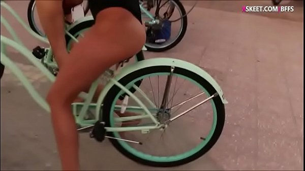 Teen beach bikers banged by pervert man 