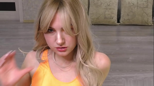 Sexy Girlfriend Gloved Jerk Off Dick And Footjob Before Bedtime - Pov thumbnail