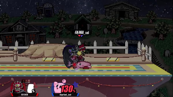 Estuvo cerca pero no SSF2 peleando contra myriad col