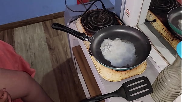 My sex slave eatsmy cum_fried with butter