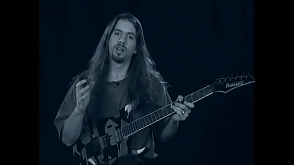 John petrucci fingering electric guitar 